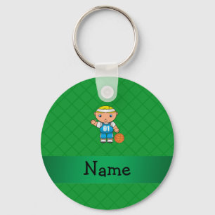 Llavero Criss conocidos personalizados del verde del