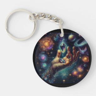 Llavero Cristal Celestial en la Galaxia Spacy