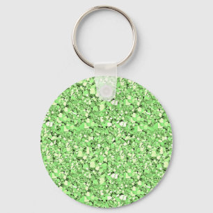 Llavero Cristal druso - verde peripunto