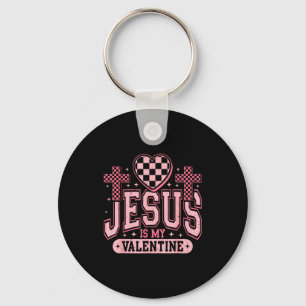 Llavero Cristian Jesús Es Mi Día de San Valentín Religioso