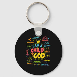 Llavero Cristiano Soy Un Hijo De Dios Jesús Fe Niños Tod