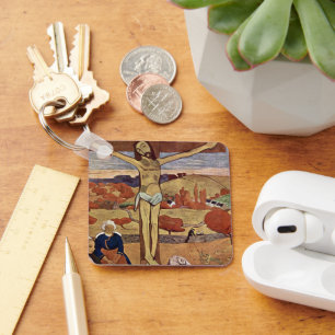 Llavero Cristo Amarillo de Paul Gauguin, Bella Artes Vinta