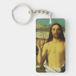 Llavero Cristo bendiciendo por Giovanni Bellini  