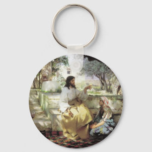 Llavero Cristo con Martha y Maria circa 1886