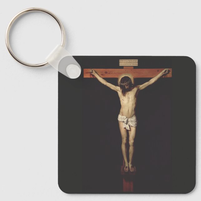 Llavero Cristo crucificado por Diego Velázquez (Anverso)