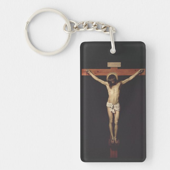 Llavero Cristo crucificado por Diego Velázquez (Frente)