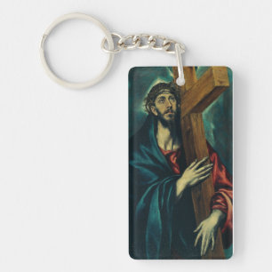 Llavero Cristo llevando la cruz por El Greco