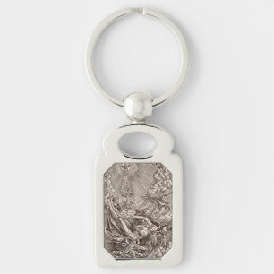 Llavero Cristo nacido al cielo por ángeles