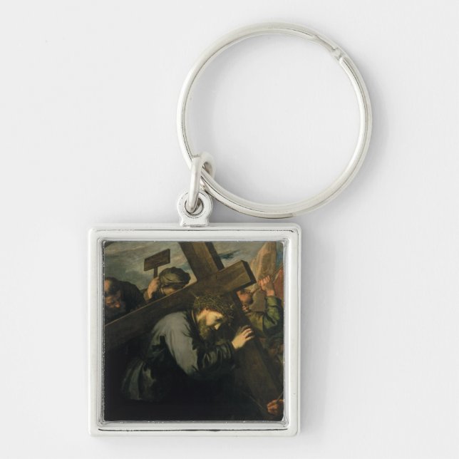 Llavero Cristo que lleva la cruz, 1635 (Frente)