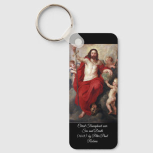 Llavero Cristo triunfante sobre la muerte