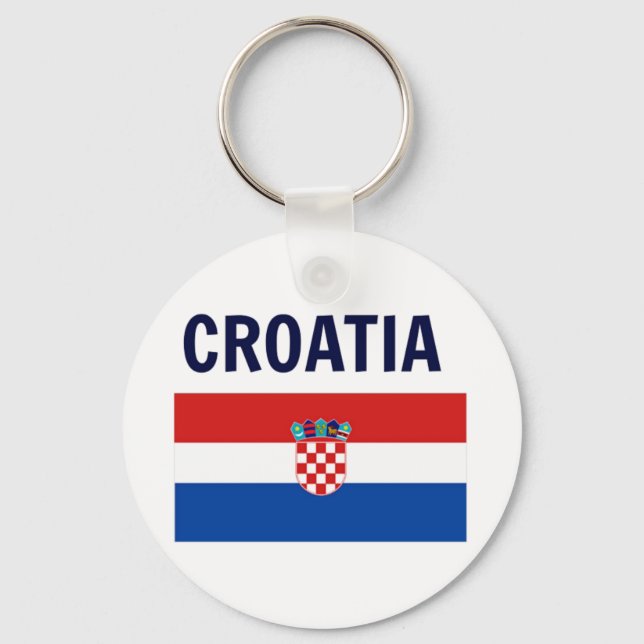 Llavero Croacia - Bandera de Croacia (Anverso)