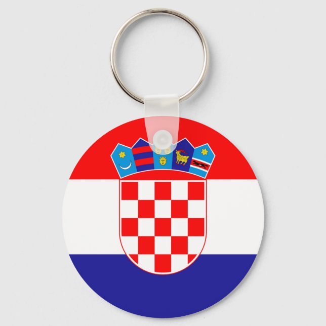 Llavero Croatia Flag (Anverso)