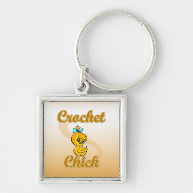 Llavero Crochet Chick (Frente)