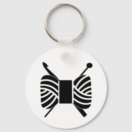 Llavero Crochet de Knit Logotipo de Yarn {Light}