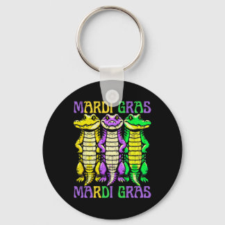 Llavero Crocodiles Louisiana Mardi Gras Carnaval