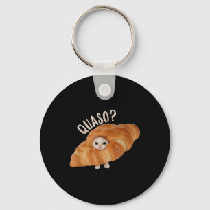 Llavero Croissant Quasocat Meme Para Mujeres Croissage Vin