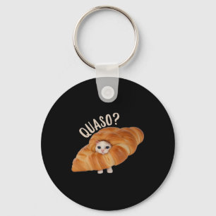 Llavero Croissant Quasocat Meme Para Mujeres Croissage Vin