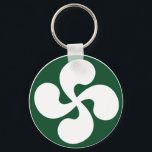 Llavero Croix vasco extrudé<br><div class="desc">La croix Auténtica vasca,  Lauburu pour les connaisseurs.</div>