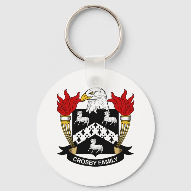 Llavero Crosby Family Crest (Anverso)