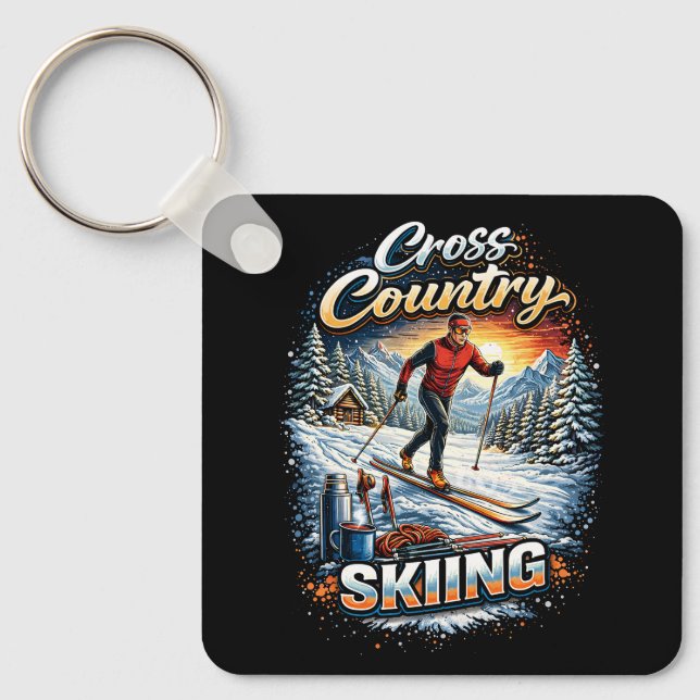 Llavero Cross Country Skiing (Anverso)