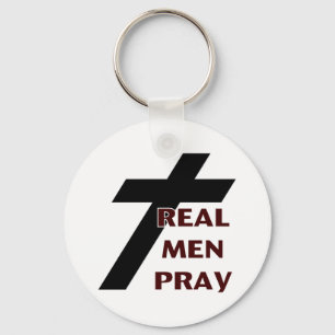 Llavero Cross - Real Men Pray