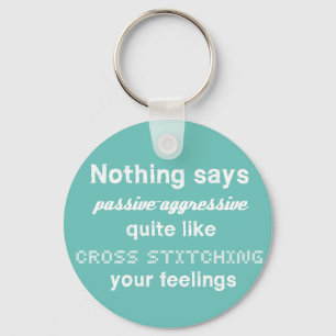 Llavero Cross stitch Your Feelings