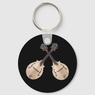 LLAVERO CROSSED  MANDOLINS- KEYCHAIN