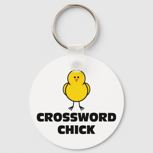 Llavero Crossword Chick (Anverso)