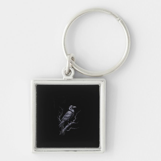 Llavero Crow F-Caw-F Funny Bird Saying Humor Meme (Frente)