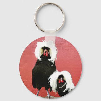 Llavero Crowing Rooster Polaco Chicken Keychain