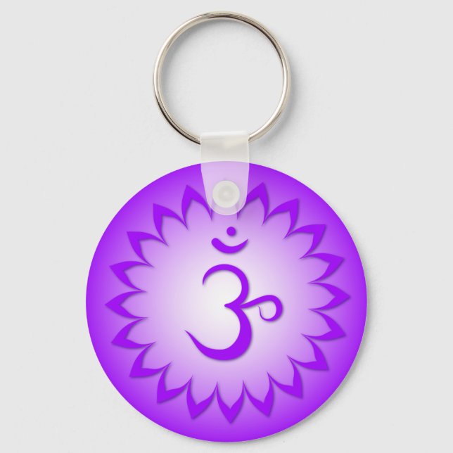 Llavero Crown Chakra - Sahasrara (Anverso)