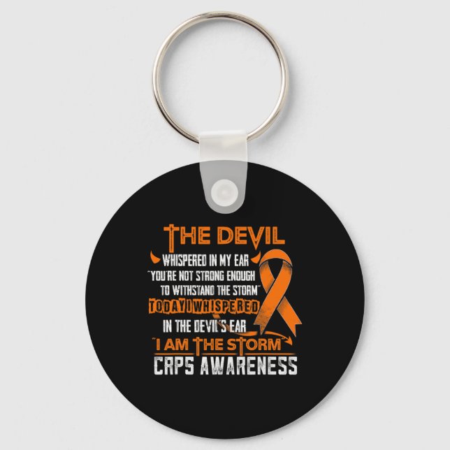 Llavero Crps Conciencia Yo Soy La Tormenta Diablo (Anverso)