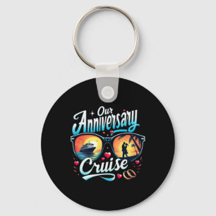 Llavero Crucero de aniversario parejas coincidentes románt