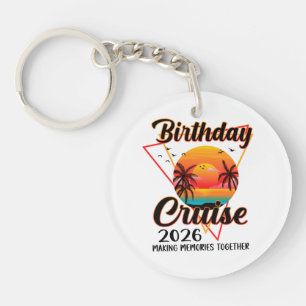 Llavero Crucero de Cumpleaños 2026 Creando Recuerdos Junto