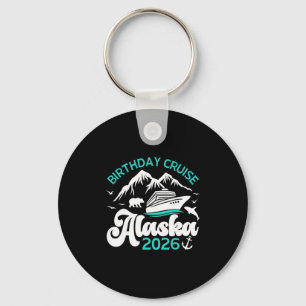 Llavero Crucero de cumpleaños Alaska 2026 viaje de vacacio