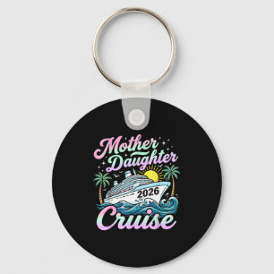 Llavero Crucero de madre e hija 2026 familia navegando
