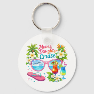 Llavero Crucero de madre e hija vacaciones tropicales