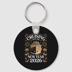 Llavero Crucero hacia el nuevo año 2026 Barco de crucero F