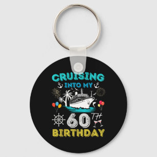 Llavero Crucero hacia mi cumpleaños 60 Crucero 60 años