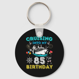 Llavero Crucero hacia mi cumpleaños 85 Crucero 85 años