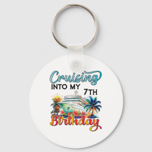 Llavero Crucero hacia mi séptimo cumpleaños Crucero Viaje
