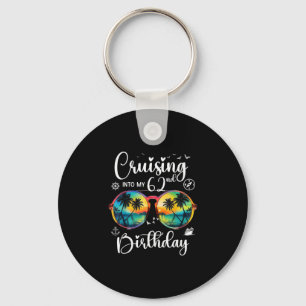 Llavero Crucero hacia mi viaje de cumpleaños número 62 Vac