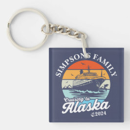 Llavero Cruceros a la familia Personalizado de Alaska