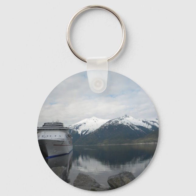 Llavero Cruise Ship Docked in Skagway, Alaska (Anverso)