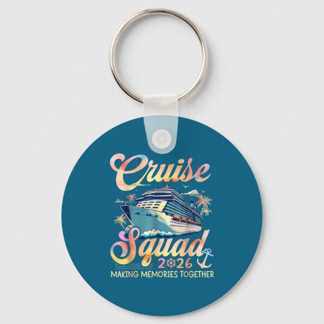 Llavero Cruise Squad 2026 Family Group Matching Summer Vac (Anverso)