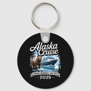 Llavero Cruisin Together Alaska 2025 Familia Amiga Alaska 