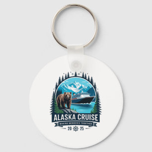 Llavero Cruisin Together Alaska 2025 Familia Amiga Alaska