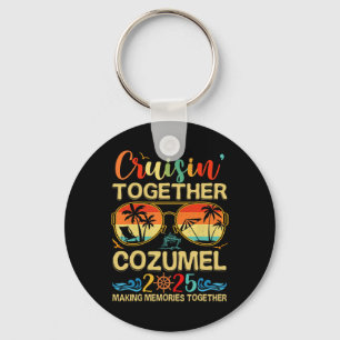 Llavero Cruisin Together Cozumel 2025 Grupo de Vacaciones