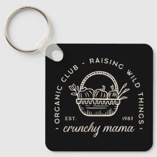 Llavero Crunchy mama mamás orgánicas club citas graciosas