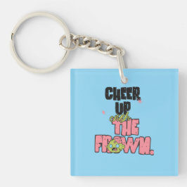 LLAVERO CRUSH THE FROWN CHEER UP ACRYLIC KEYCHAIN